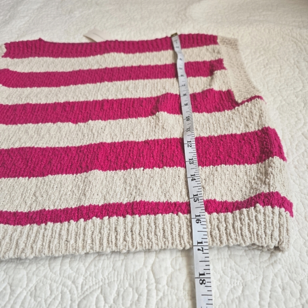 Anthropologie Boatneck Striped Knit Top, Size XS - Picture 3 of 6